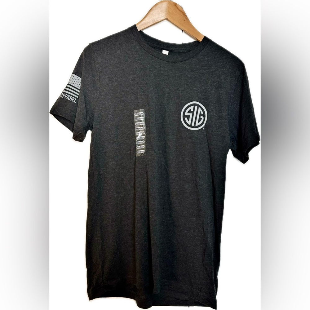 NWT SIG Dark Gray Men's Short Sleeve Tee
